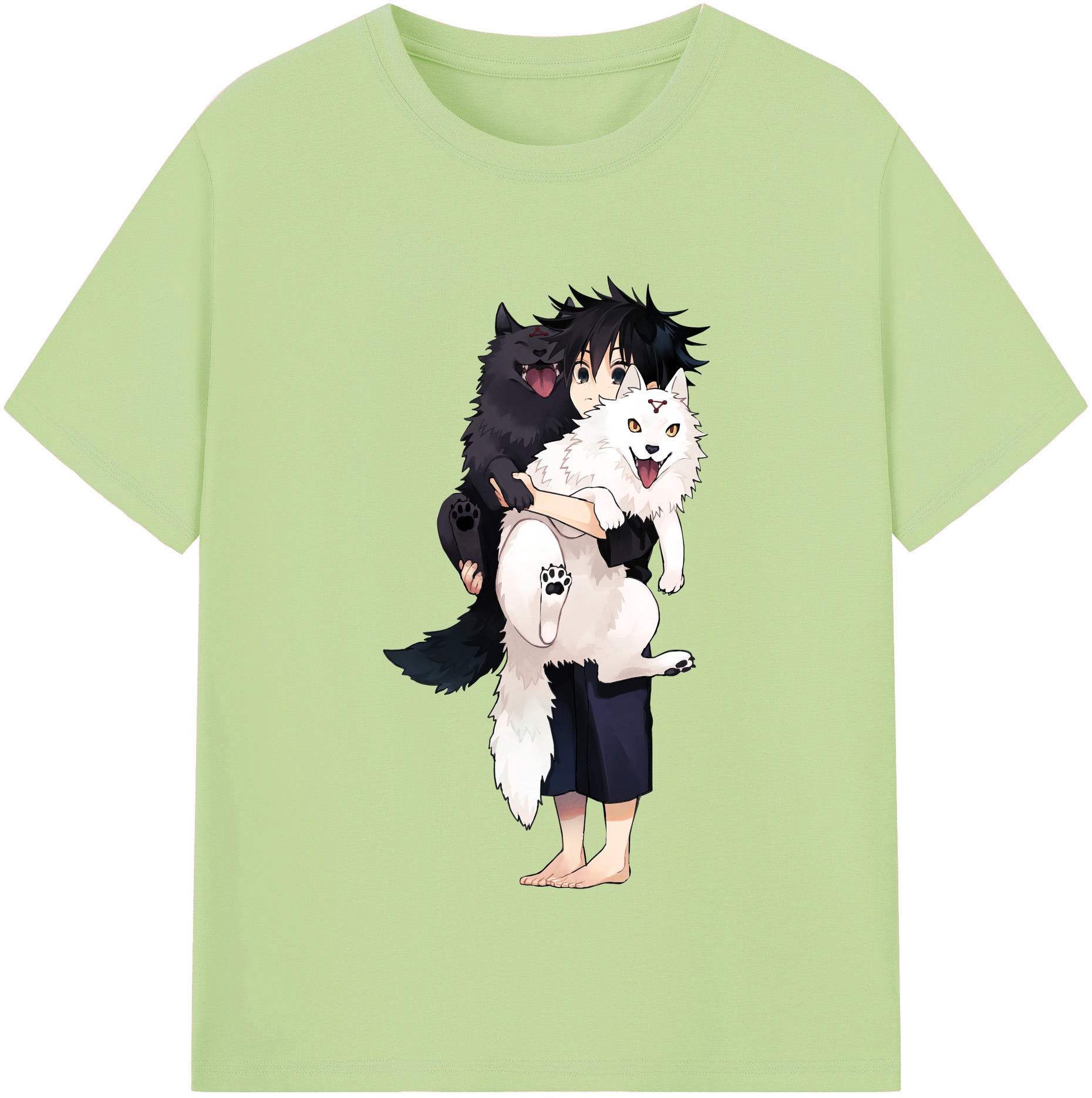 （画像用） 呪術廻戦 Jujutsu Kaisen 綿100％半袖Tシャツ（フロントプリント）